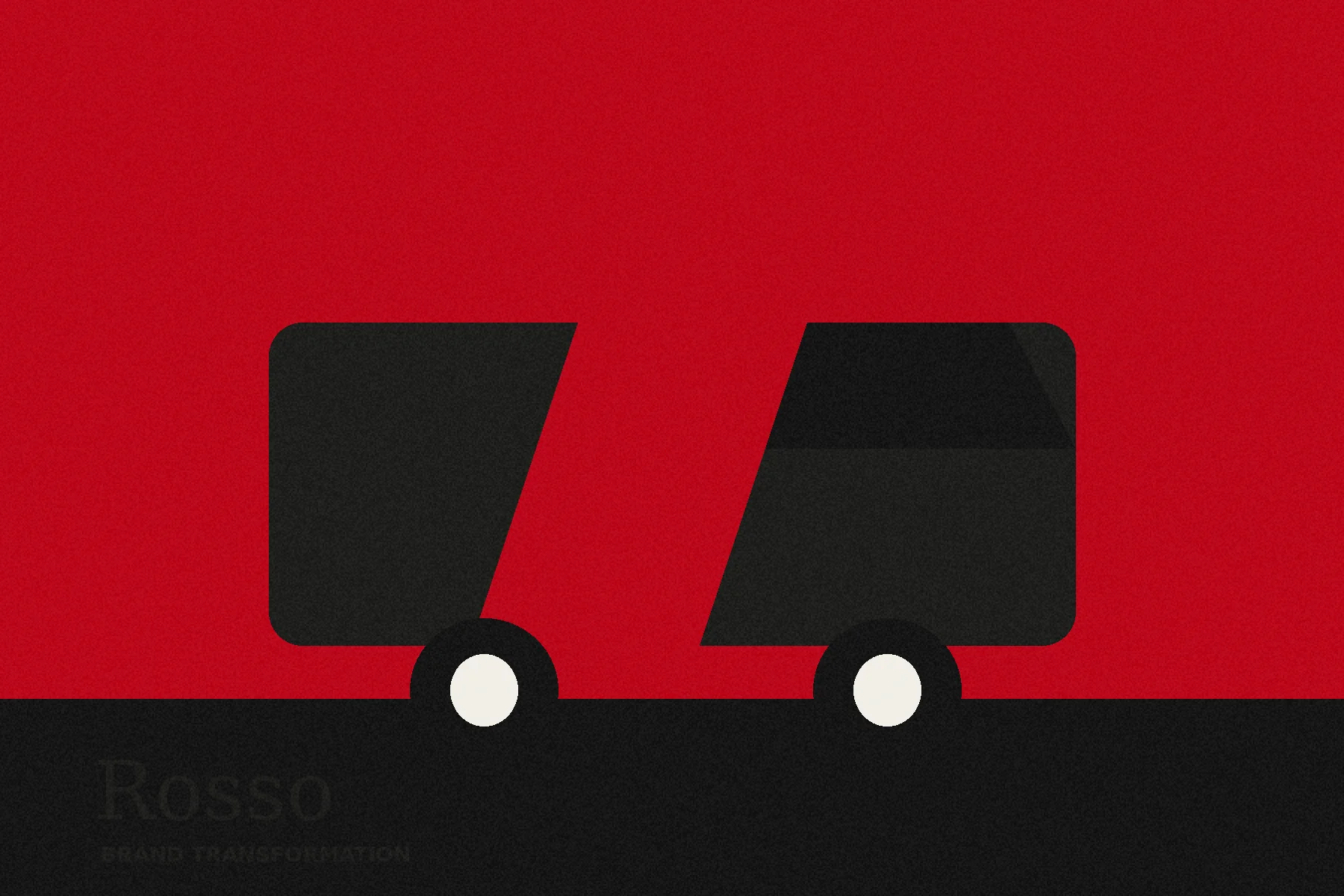 Identidad de marca para Transportes Rosso